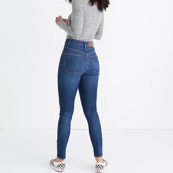 Madewell Curvy High Rise Skinny Whiskered Jeans Sz 27 - Picture 1 of 12